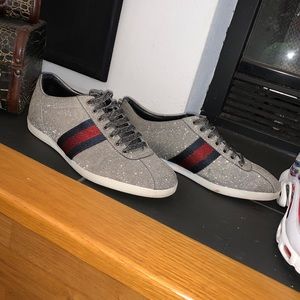 Gucci glitter stud shoes